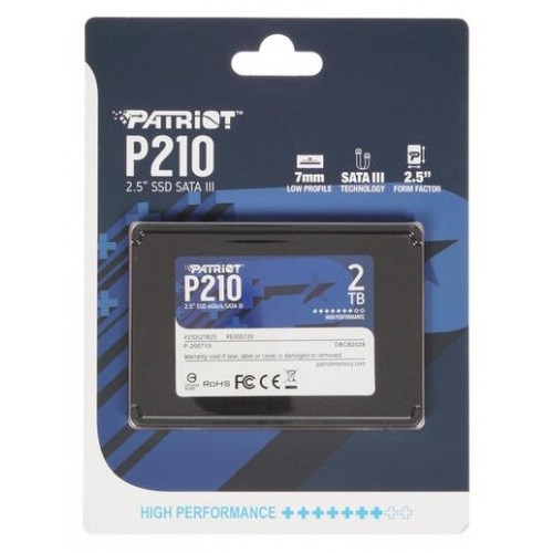Внутренний SSD Patriot Memory 2 ТБ SATA (P210S2TB25) 1