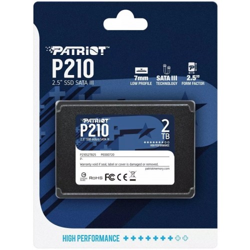 Внутренний SSD Patriot Memory 2 ТБ SATA (P210S2TB25) 5