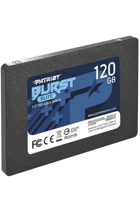 Внутренний SSD Patriot Memory Burst Elite 120 ГБ SATA (PBE120GS25SSDR) 1
