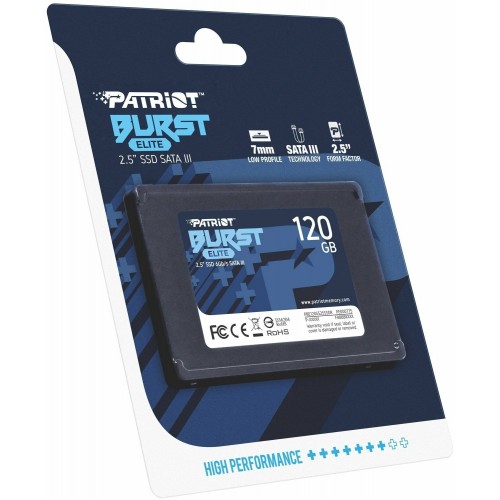 Внутренний SSD Patriot Memory Burst Elite 120 ГБ SATA (PBE120GS25SSDR) 5