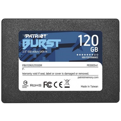 Внутренний SSD Patriot Memory Burst Elite 120 ГБ SATA (PBE120GS25SSDR) 7