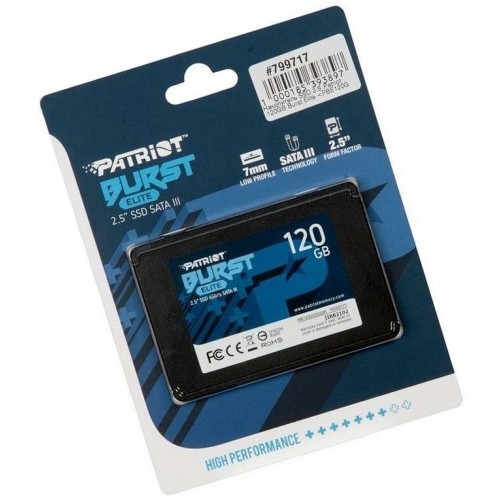 Внутренний SSD Patriot Memory Burst Elite 120 ГБ SATA (PBE120GS25SSDR) 8