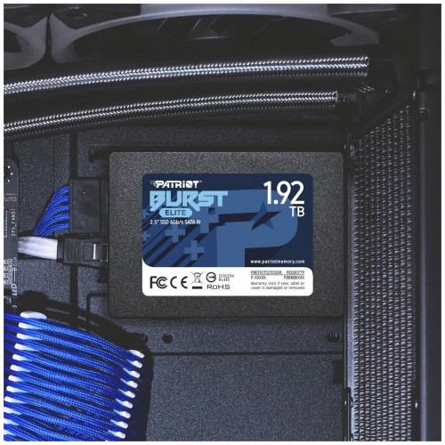 Внутренний SSD Patriot Memory Burst Elite 1.92 ТБ SATA (PBE192TS25SSDR) 1