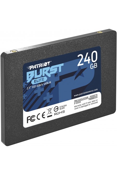 Внутренний SSD Patriot Memory Burst Elite 240 ГБ SATA (PBE240GS25SSDR) 1