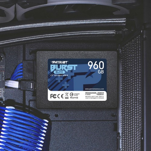 Внутренний SSD Patriot Memory Burst Elite 960 ГБ SATA (PBE960GS25SSDR) 4
