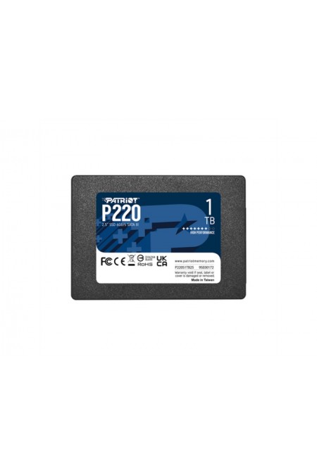 Внутренний SSD Patriot Memory P220 1 ТБ SATA (P220S1TB25) 
