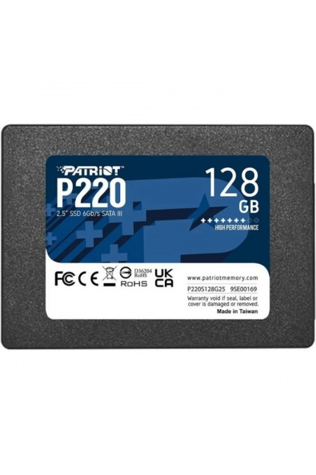 Внутренний SSD Patriot Memory P220 128 ГБ SATA (P220S128G25) 