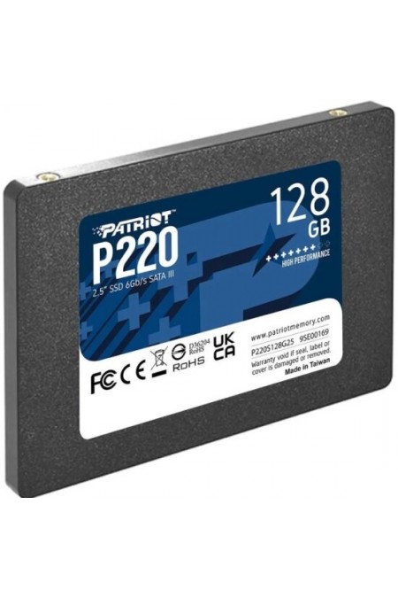 Внутренний SSD Patriot Memory P220 128 ГБ SATA (P220S128G25) 2