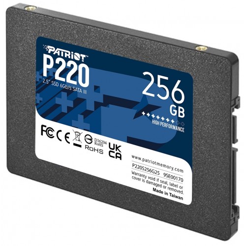 Внутренний SSD Patriot Memory P220 256 ГБ (P220S256G25) 1