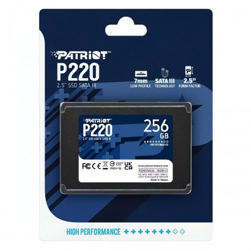 Внутренний SSD Patriot Memory P220 256 ГБ (P220S256G25) 6