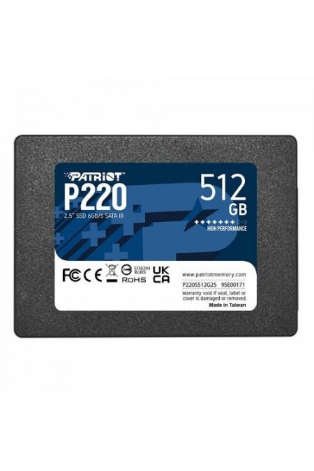 Внутренний SSD Patriot Memory P220 512 ГБ (P220S512G25) 