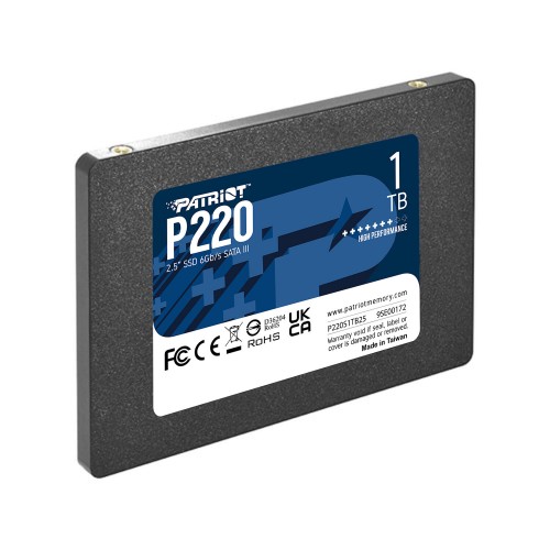Внутренний SSD Patriot Memory P220 512 ГБ (P220S512G25) 3
