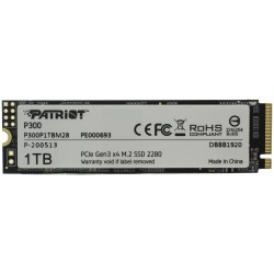 Внутренний SSD Patriot Memory P300 1 ТБ M.2 (P300P1TBM28)