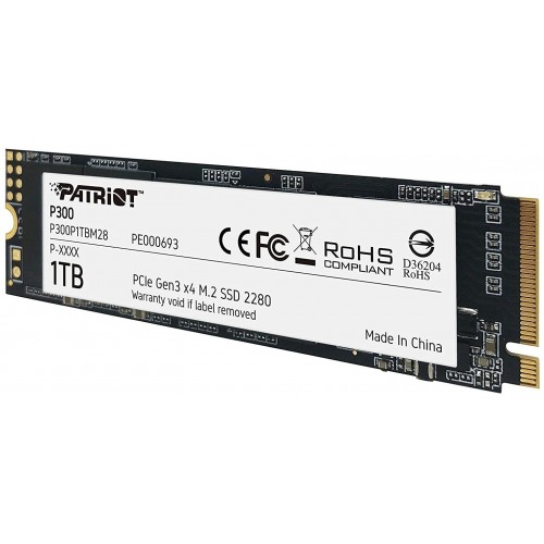 Внутренний SSD Patriot Memory P300 1 ТБ M.2 (P300P1TBM28) 2