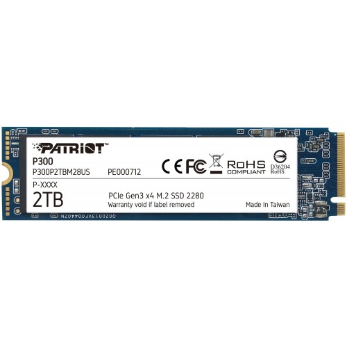 Внутренний SSD Patriot Memory P300 2 ТБ M.2 (P300P2TBM28) 
