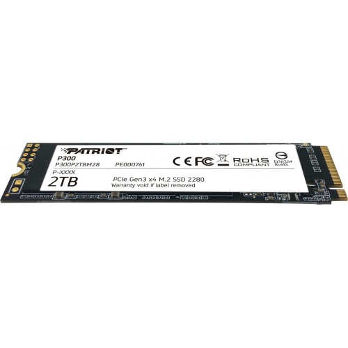 Внутренний SSD Patriot Memory P300 2 ТБ M.2 (P300P2TBM28) 2