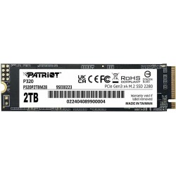 Внутренний SSD Patriot Memory P320 2 ТБ M.2 2280 (P320P2TBM28)