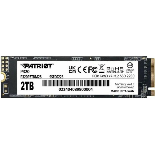 Внутренний SSD Patriot Memory P320 2 ТБ M.2 2280 (P320P2TBM28) 