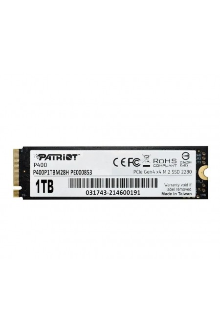 Внутренний SSD Patriot Memory P400 1 ТБ M.2 (P400P1TBM28H) 3