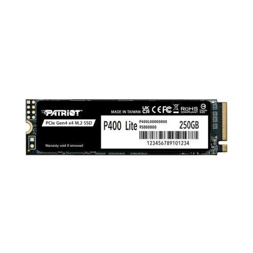 Внутренний SSD Patriot Memory P400 Lite 250 ГБ M.2 2280 (P400LP250GM28H) 