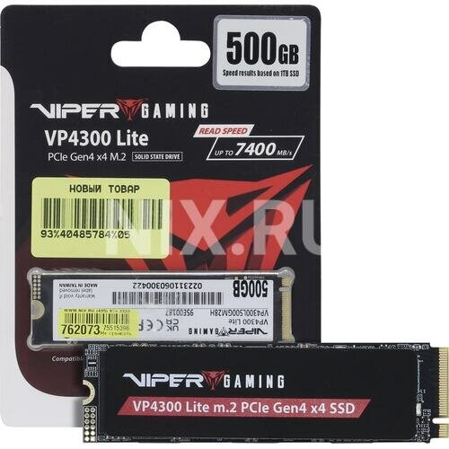 Внутренний SSD Patriot Memory Viper VP4300 Lite 500 ГБ (VP4300L500GM28H) 7