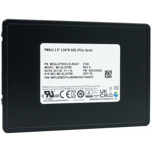 Внутренний SSD Samsung 3.8 ТБ U.2 (MZQL23T8HCLS-00A07) 4