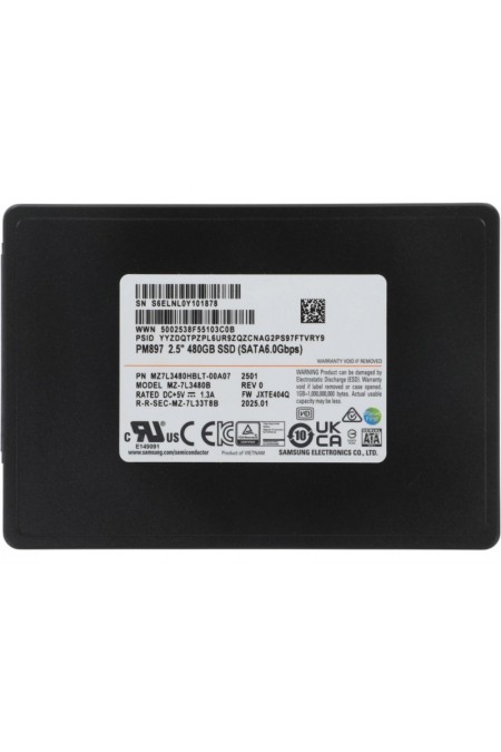Внутренний SSD Samsung 480 ГБ SATA (MZ7L3480HBLT-00A07) 2