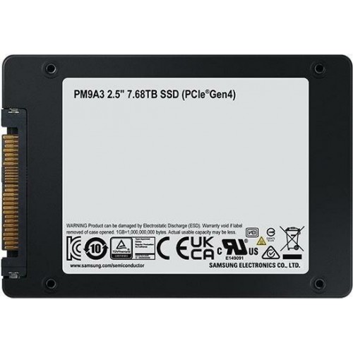 Внутренний SSD Samsung 7.6 ТБ U.2 (MZQL27T6HBLA-00A07) 8