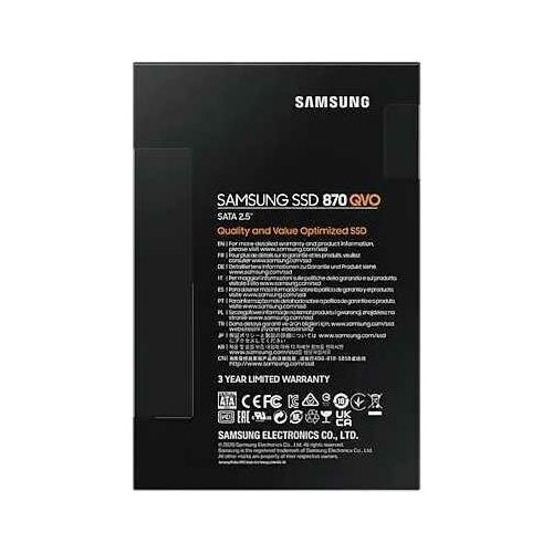 Внутренний SSD Samsung 870 QVO 8 ТБ SATA (MZ-77Q8T0BW) 8