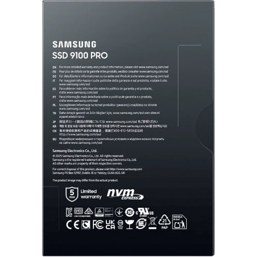 Внутренний SSD Samsung 9100 PRO 2 ТБ M.2 (MZ-VAP2T0BW) 6