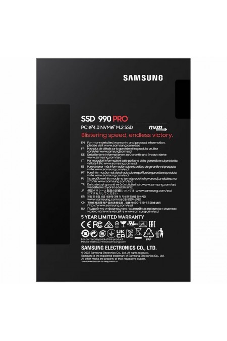 Внутренний SSD Samsung 990 PRO 4 ТБ (MZ-V9P4T0BW) 8