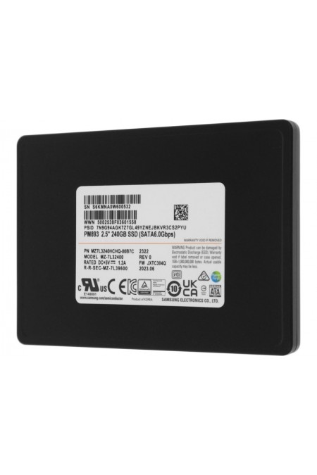 Внутренний SSD Samsung PM893 240 ГБ (MZ7L3240HCHQ-00B7C) 1
