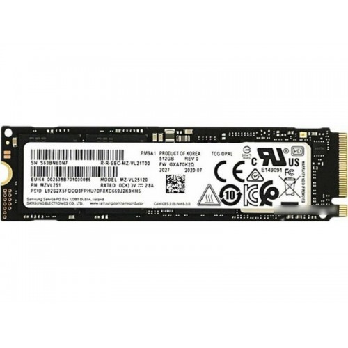 Внутренний SSD Samsung PM9A1 512 ГБ (MZVL2512HCJQ-00B00) 6