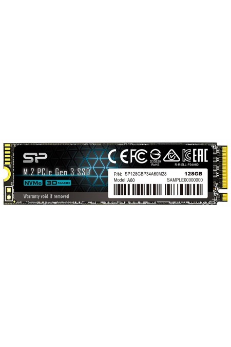 Внутренний SSD Silicon Power 128 ГБ M.2 (SP128GBP34A60M28) 