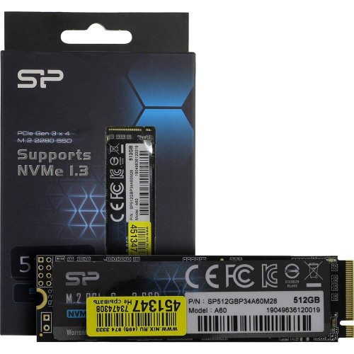 Внутренний SSD Silicon Power 512 ГБ M.2 (SP512GBP34A60M28) 7