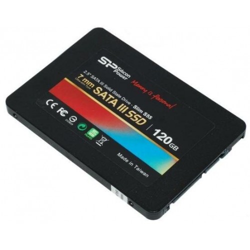 Внутренний SSD Silicon Power Slim S55 120 ГБ SATA (SP120GBSS3S55S25) 7
