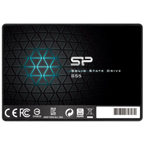 Внутренний SSD Silicon Power Slim S55 240 ГБ SATA (SP240GBSS3S55S25) 
