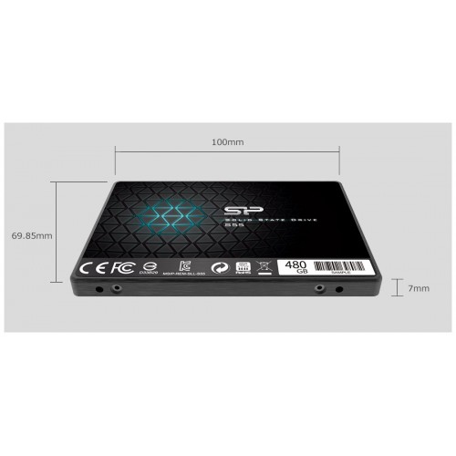Внутренний SSD Silicon Power Slim S55 480 ГБ SATA (SP480GBSS3S55S25) 7