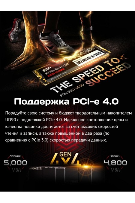 Внутренний SSD Silicon Power UD90 1 ТБ M.2 (SP01KGBP44UD9005) 1