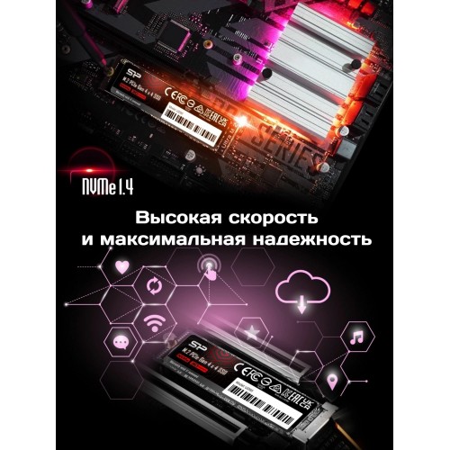 Внутренний SSD Silicon Power UD90 1 ТБ M.2 (SP01KGBP44UD9005) 2