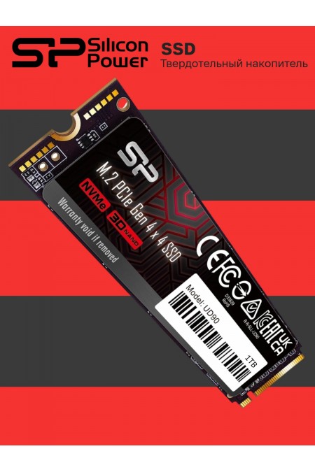 Внутренний SSD Silicon Power UD90 1 ТБ M.2 (SP01KGBP44UD9005) 5