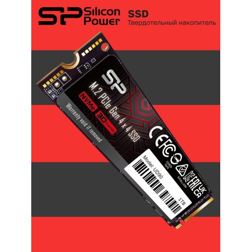 Внутренний SSD Silicon Power UD90 1 ТБ M.2 (SP01KGBP44UD9005) 5