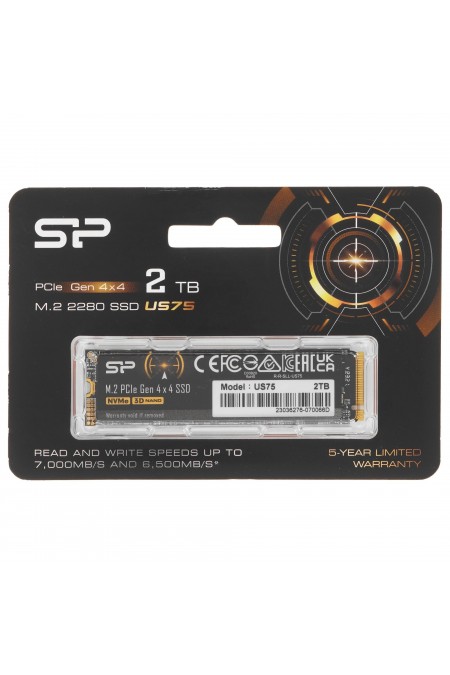 Внутренний SSD Silicon Power US75 2 ТБ M.2 (SP02KGBP44US7505) 