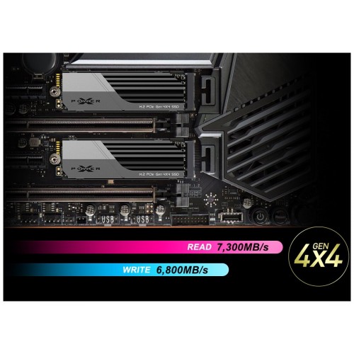 Внутренний SSD Silicon Power XS70 1 ТБ M.2 (SP01KGBP44XS7005) 2