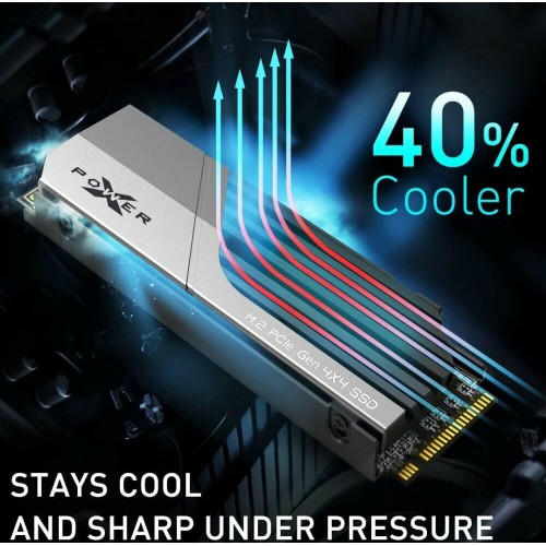 Внутренний SSD Silicon Power XS70 4 ТБ M.2 (SP04KGBP44XS7005) 6