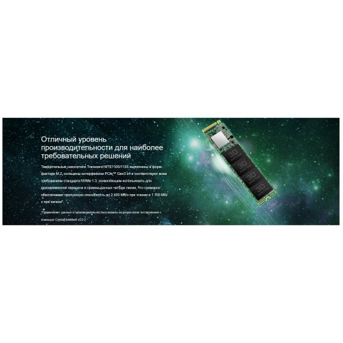 Внутренний SSD Transcend 1 ТБ M.2 (TS1TMTE110S) 1