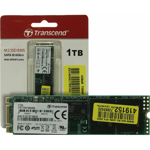 Внутренний SSD Transcend 1 ТБ (TS1TMTS830S) 8