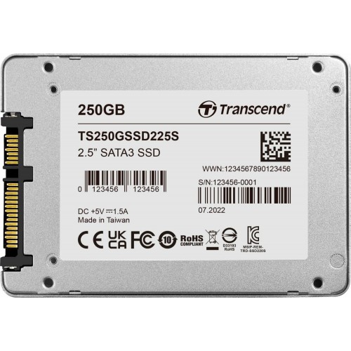 Внутренний SSD Transcend 250 ГБ SATA (TS250GSSD225S) 9