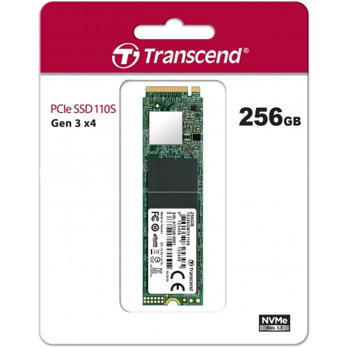 Внутренний SSD Transcend 256 ГБ M.2 (TS256GMTE110S) 5