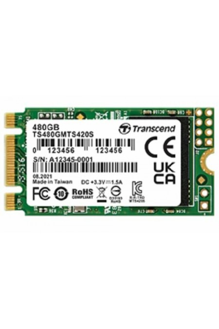 Внутренний SSD Transcend 480 ГБ M.2 (TS480GMTS420S) 